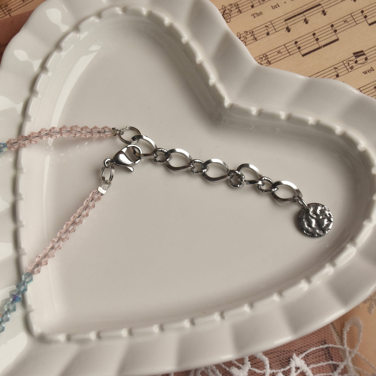 Rosepond Vines Lampwork Necklace