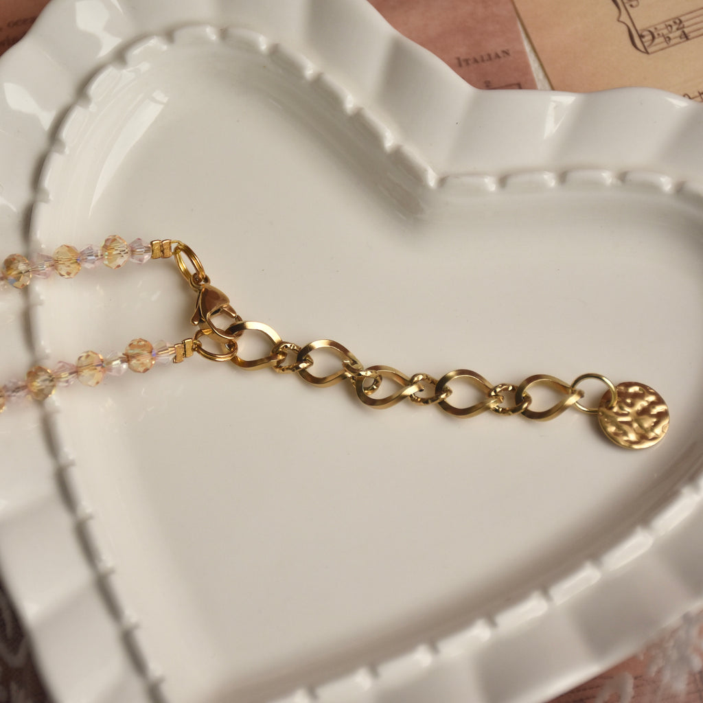 Golden Spring Lampwork Necklace
